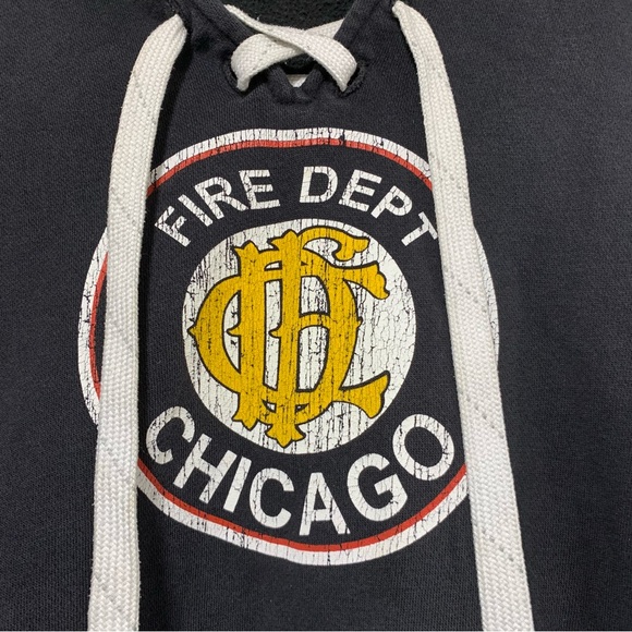 Chicago Fire Department Hockey Black Hoodie - Size Large - Picture 3 of 5